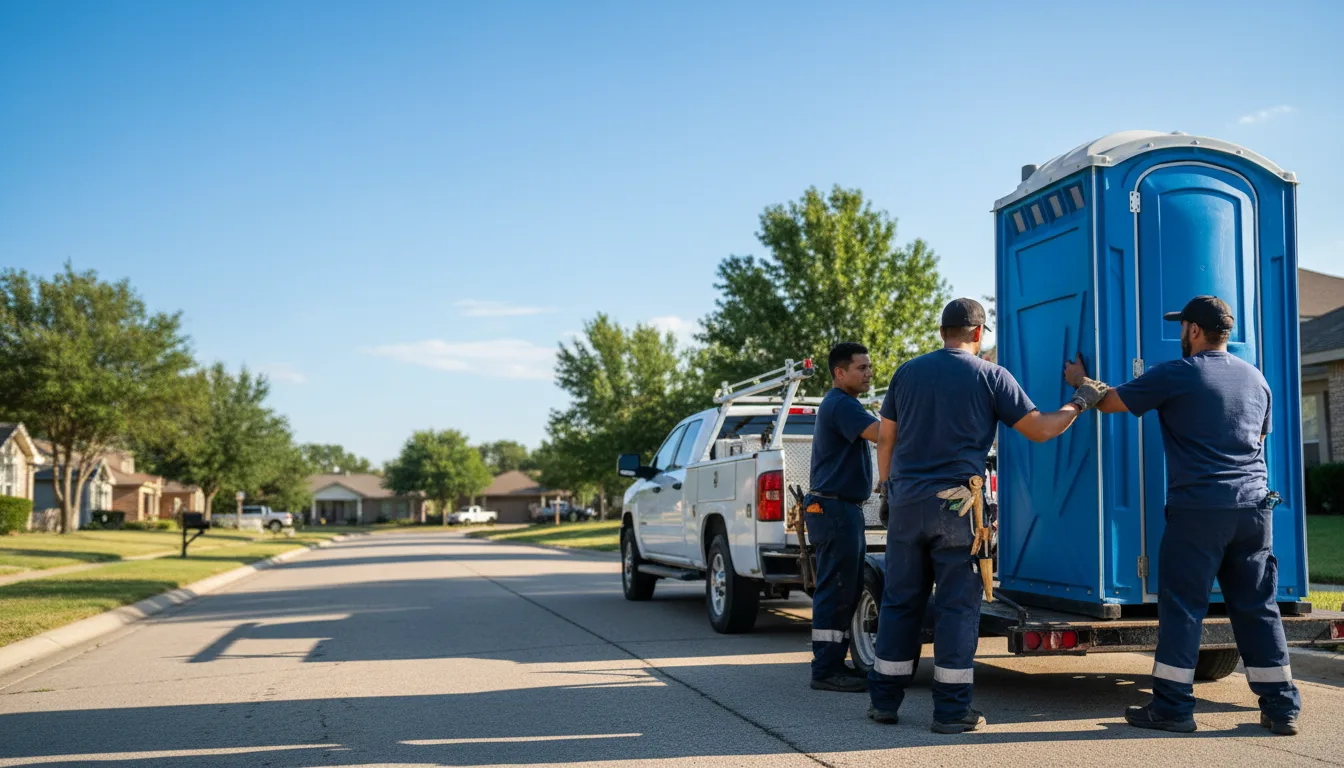 Portable Toilet Rental in Golden Eagle, IL near me